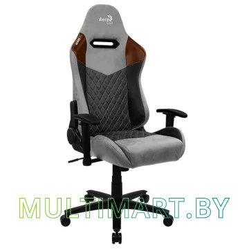 Кресло компьютерное AeroCool Duke Tan Grey (черный/серый) картинка 6